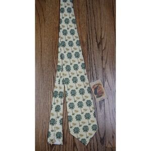 NWT Tommy Bahama Silk Necktie Tie Palm Trees Beach Vintage Men's